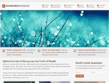 Tablet Screenshot of evolvingwealth.org